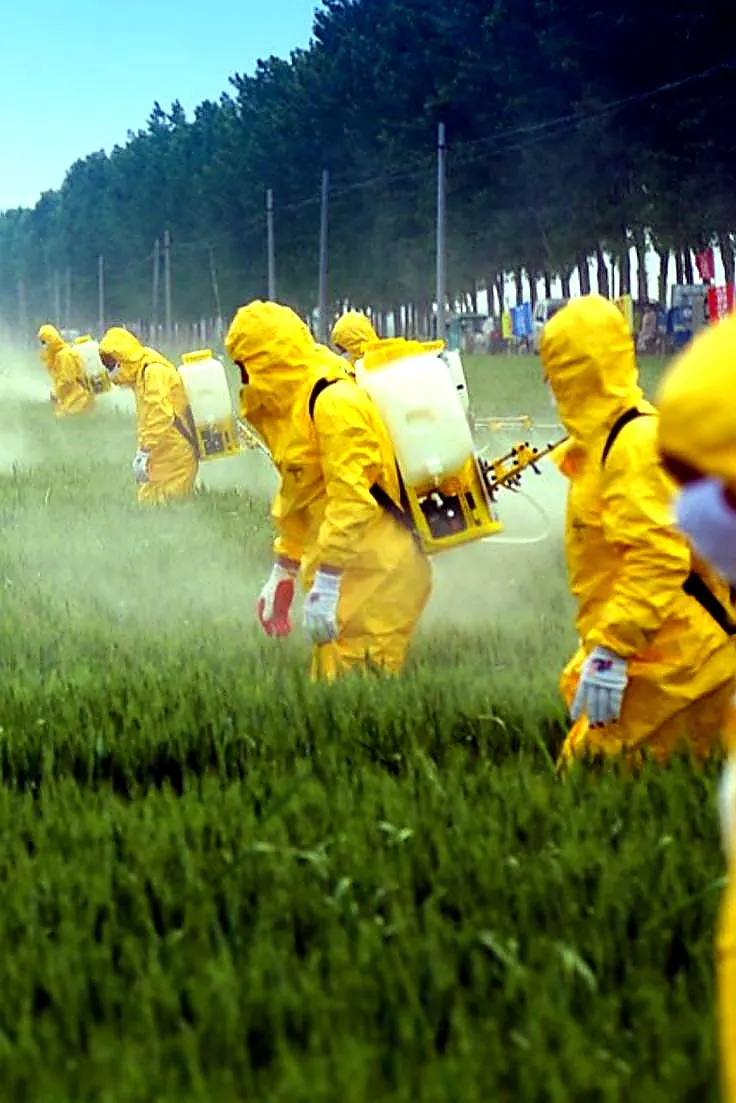 Crop protection spraying for insect control